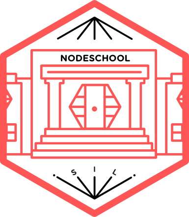 Oficjalne logo NodeSchool Silesia