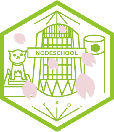 Official logo NodeSchool Tokyo